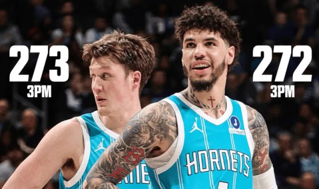 球速体育-克尼普尔鲍尔共投进545记三分，22-23赛季库里克莱后首对